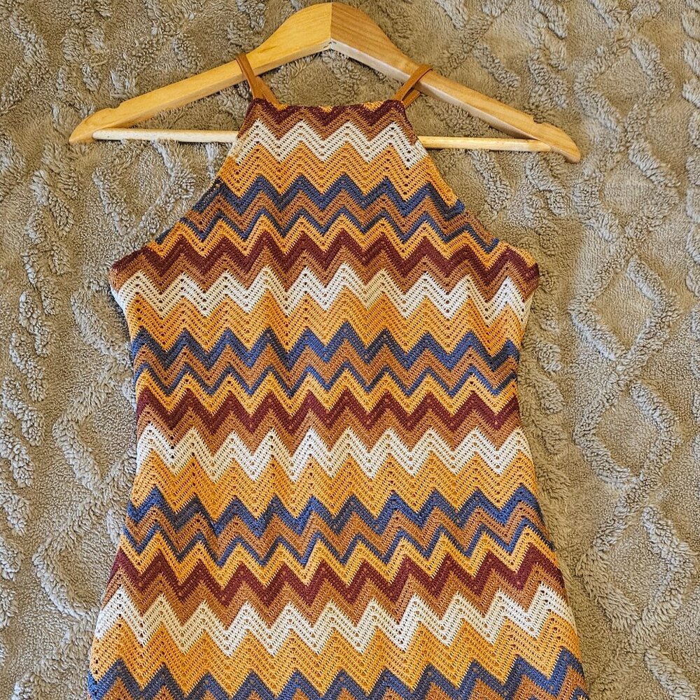 Almost Famous high neck cocktail dress